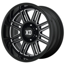 XD Series Cage 20X10 ET-18 5x127 71.50 Gloss Black Milled